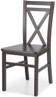 Drewniane krzesło do jadalni DARIUSZ- ciemny orzech