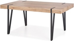 Stół w stylu loft YOHANN 170 cm - dąb san remo