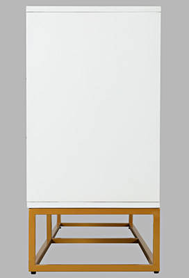 Biała komoda do salonu Avola 152x81 cm