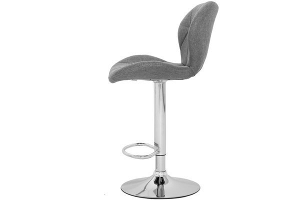 Krzesło hoker FINN 89-109 cm - szary 