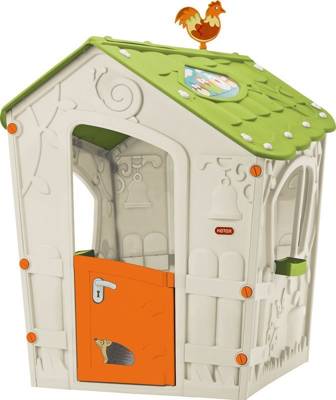 Plastikowy domek dla dzieci KETER Magic Play House - kremowy