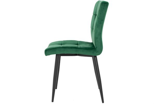 Stół PORTLAND (200/160x90) i 6 krzeseł DIANA - zestaw do salonu - brąz + zielony