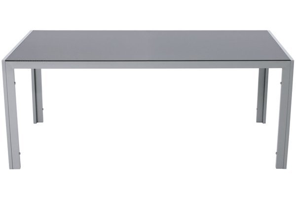 Stół ogrodowy aluminiowy WENECJA 180x90cm - srebrny