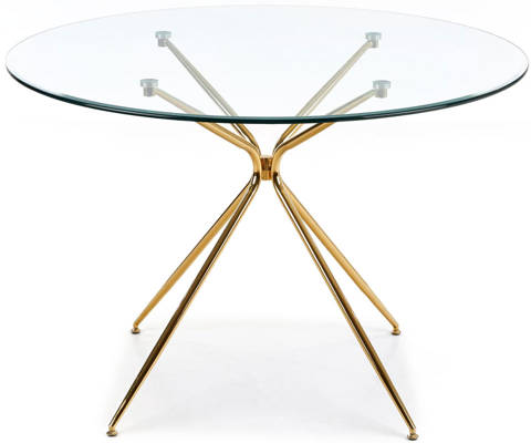 Stół okrągły glamour RONDO 110 cm 